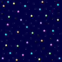 rainbow stars